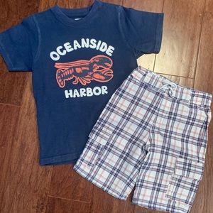 Gymboree Harbor Tee and Shorts Set